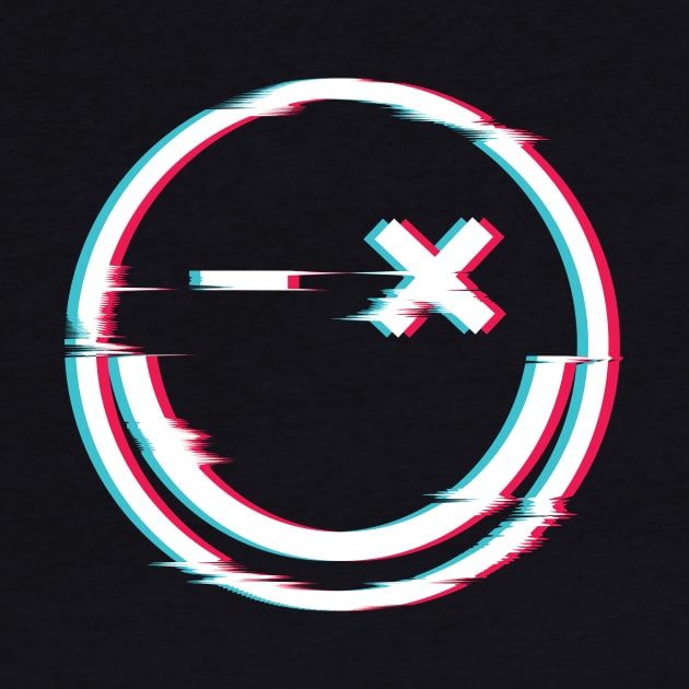 Glitch Smiley Face by SLAG_Creative